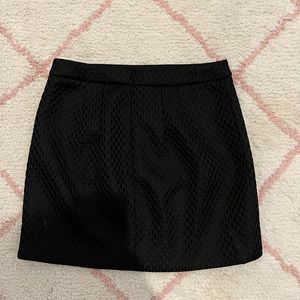 Express high waisted black skirt